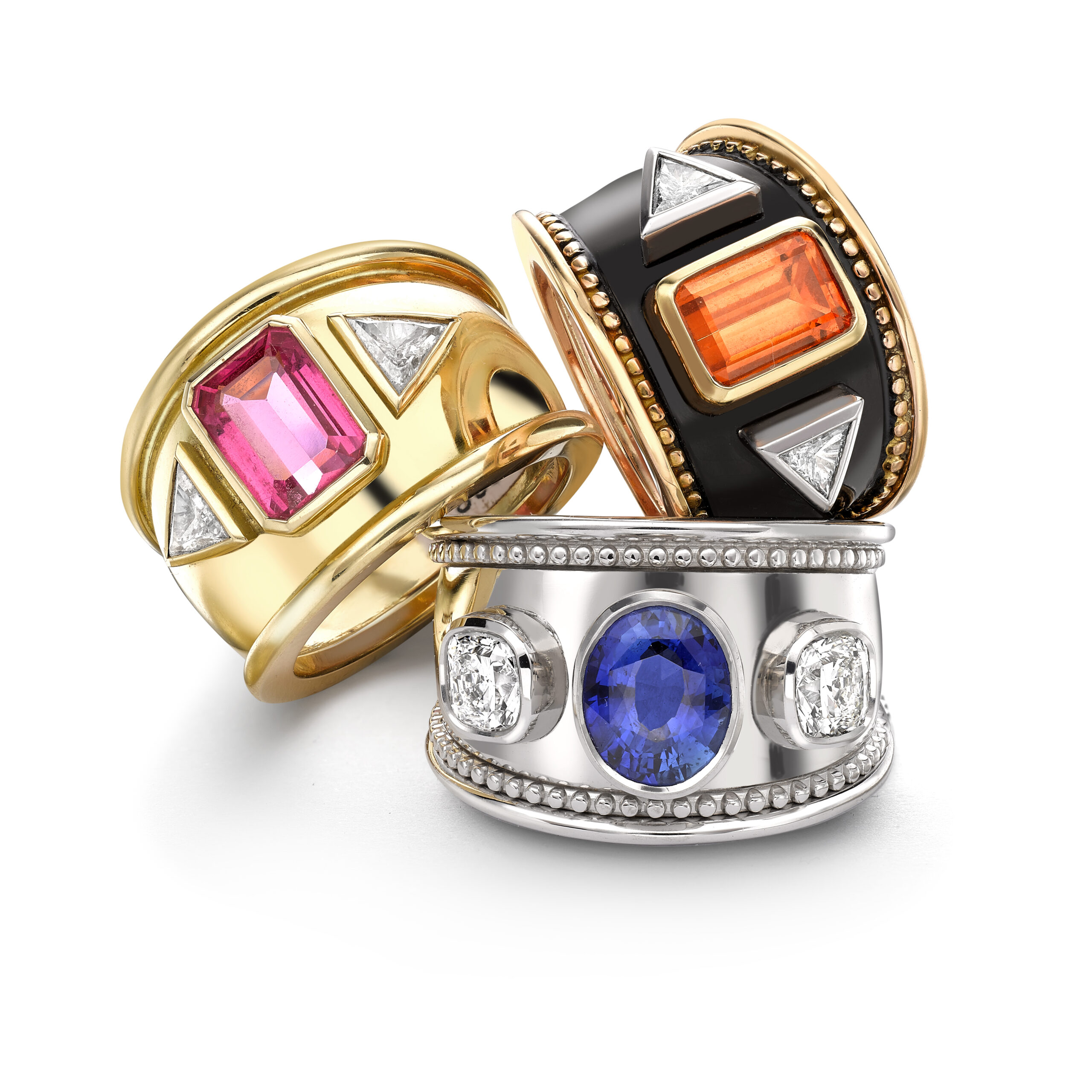 Mandarin Garnet Bombé Ring