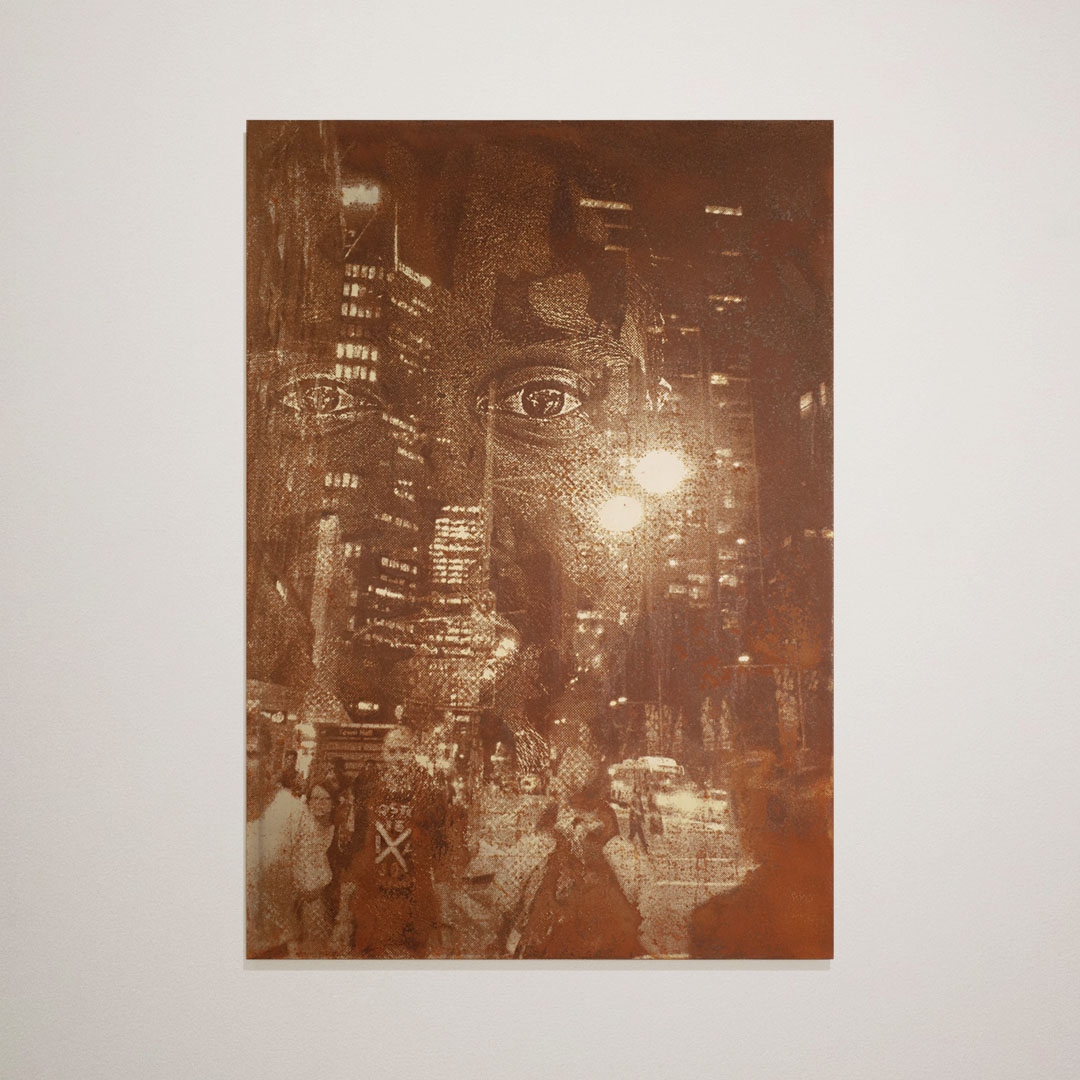 Vhils ‘Mildew Series #13’ - Image 2