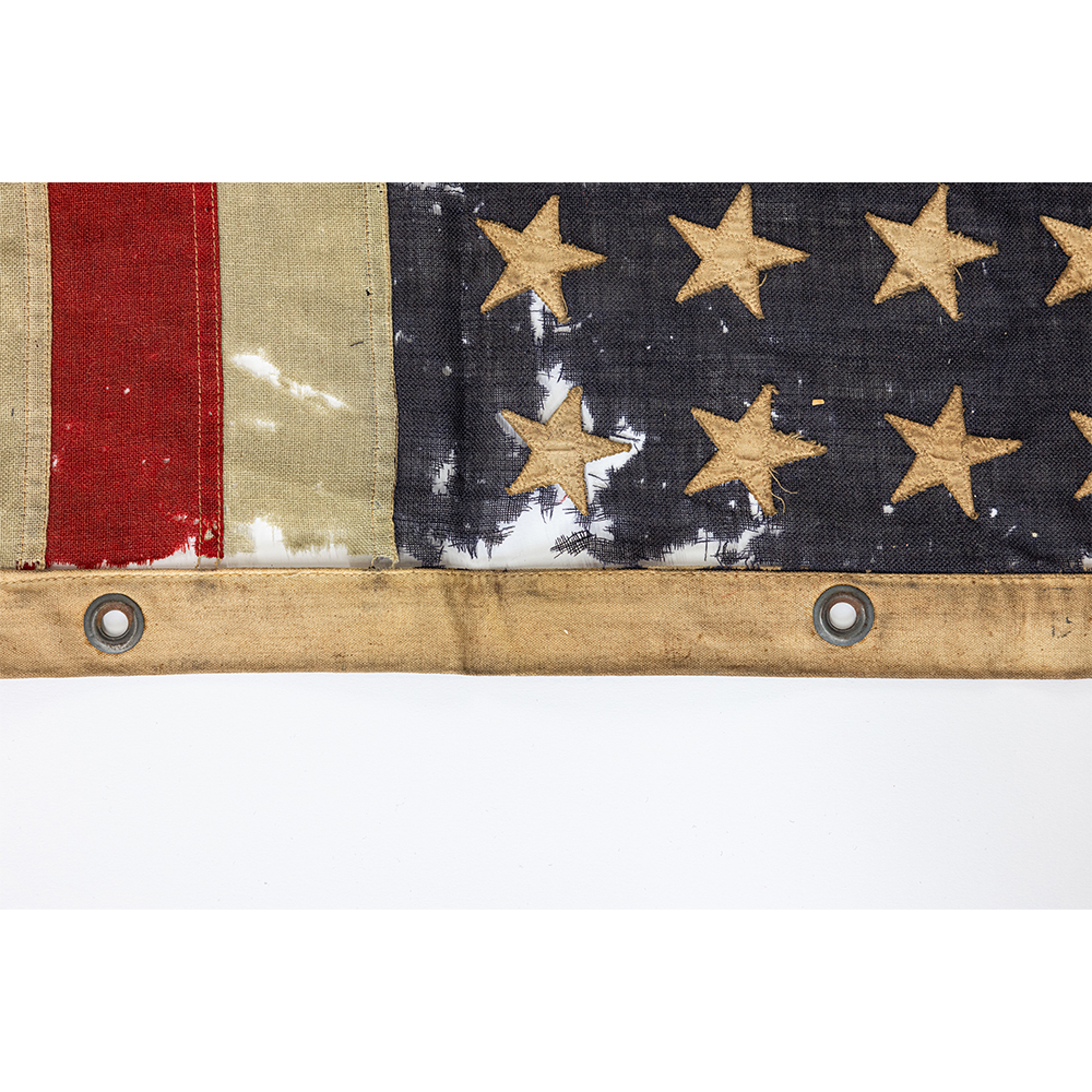 D-Day Flag | 1940s, one of the first flags flown during Operation Neptune and the earliest known flag from D-Day to ever surface for sale. - Image 9