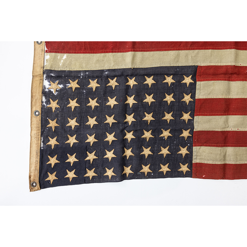 D-Day Flag | 1940s, one of the first flags flown during Operation Neptune and the earliest known flag from D-Day to ever surface for sale. - Image 8