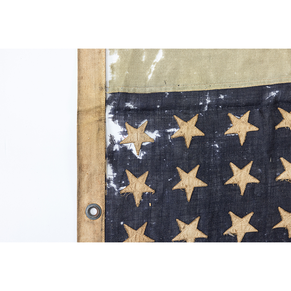 D-Day Flag | 1940s, one of the first flags flown during Operation Neptune and the earliest known flag from D-Day to ever surface for sale. - Image 10